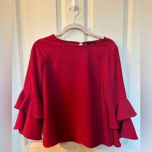 Rose JCrew blouse